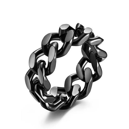 Jamie Chain Ring (Black)