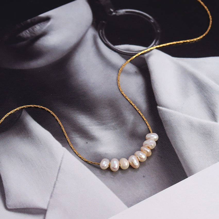 Pearl Cluster Necklace – Simply Faye