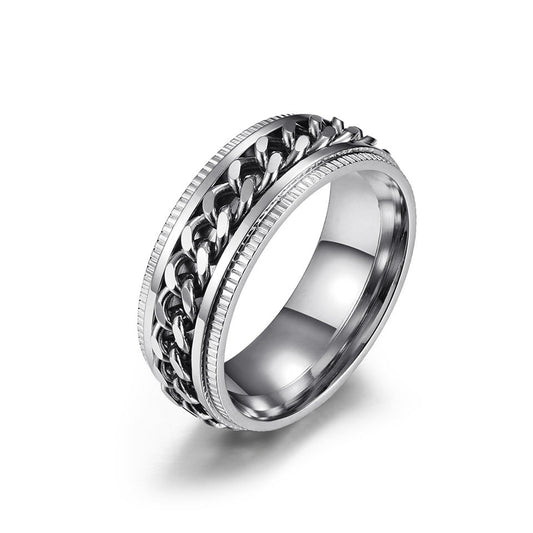 Ethan Fidget Ring (Silver)